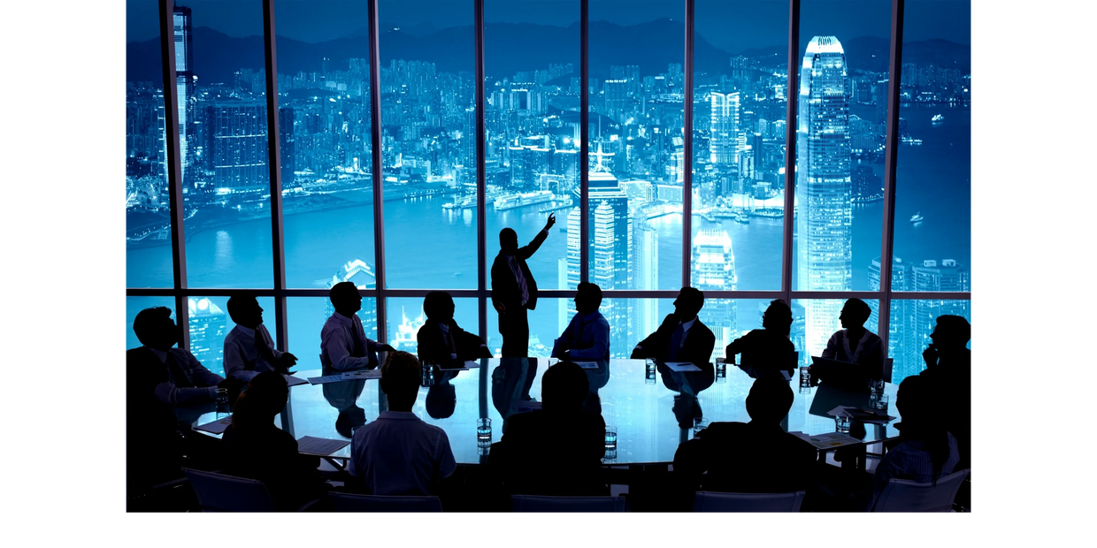 serious conference meeting is going on