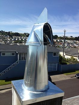 12 inch Galvinized Wind Directional Chimney Cap