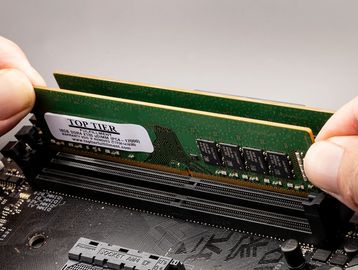 Person Upgrading RAM