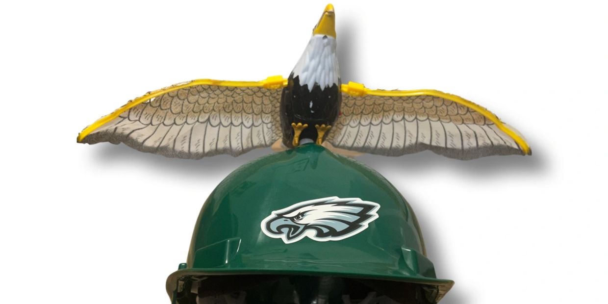 Philadelphia Eagles Flapping Bird Hard Hat