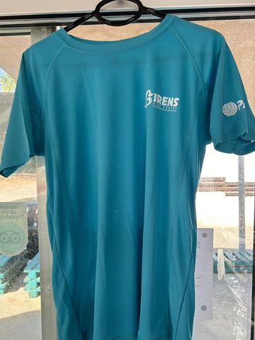 Sirens aqua rash/quick dry T-shirt 
