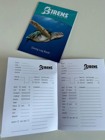 Sirens dive log book (A5)
