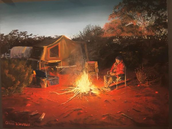 Bush camp, Murchison area in Western Australia.