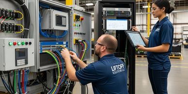 setting up industrial networking equipment and switches
