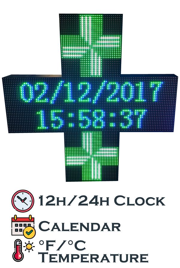 LED PHARMACY CROSS