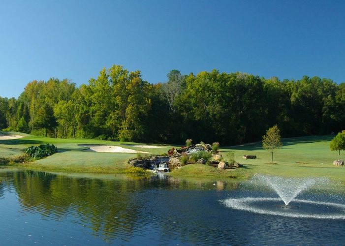 Having fun on one of 3  9 hole golf courses