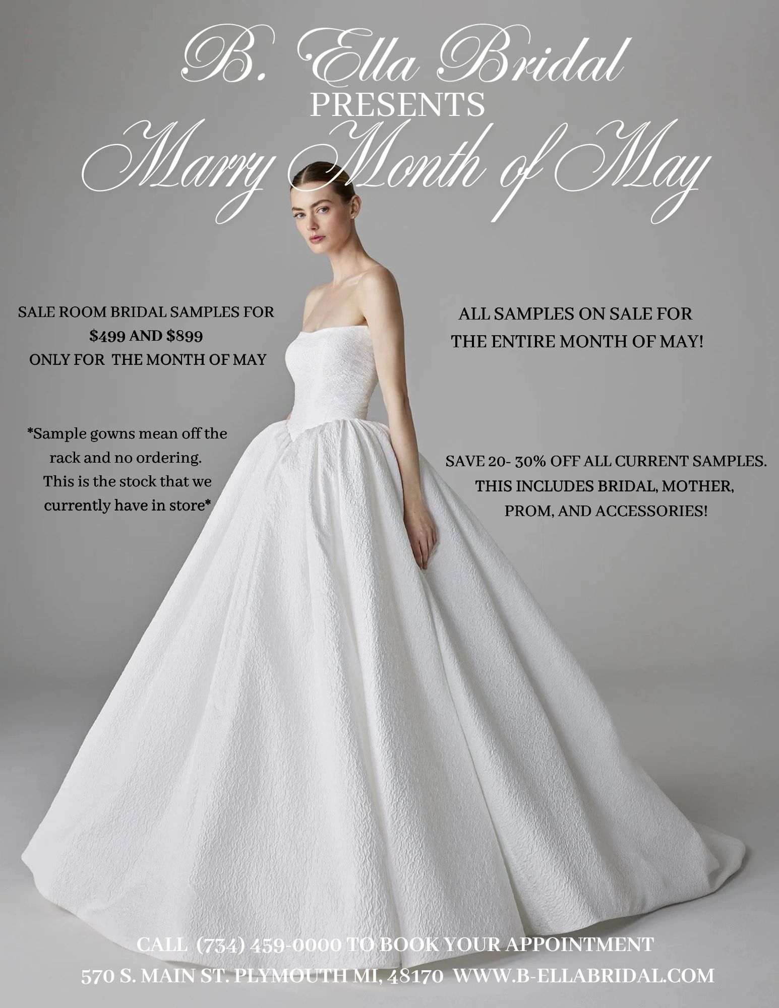 B. Ella Bridal - Wedding Dress - Plymouth, Michigan