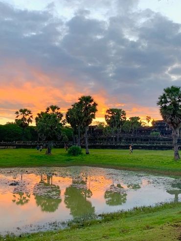 Siem Reap at sunrise