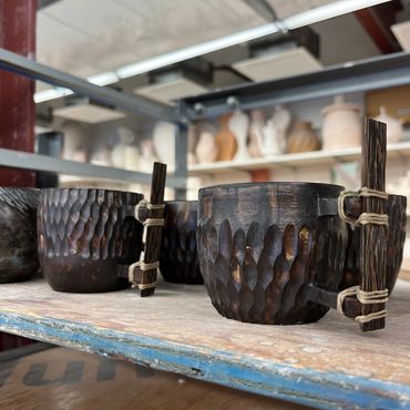 Custom Wooden Mugs