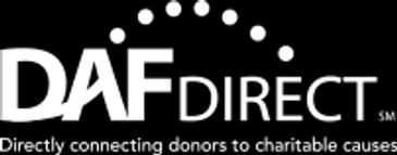 DAF Direct logo connecting donors to causes.