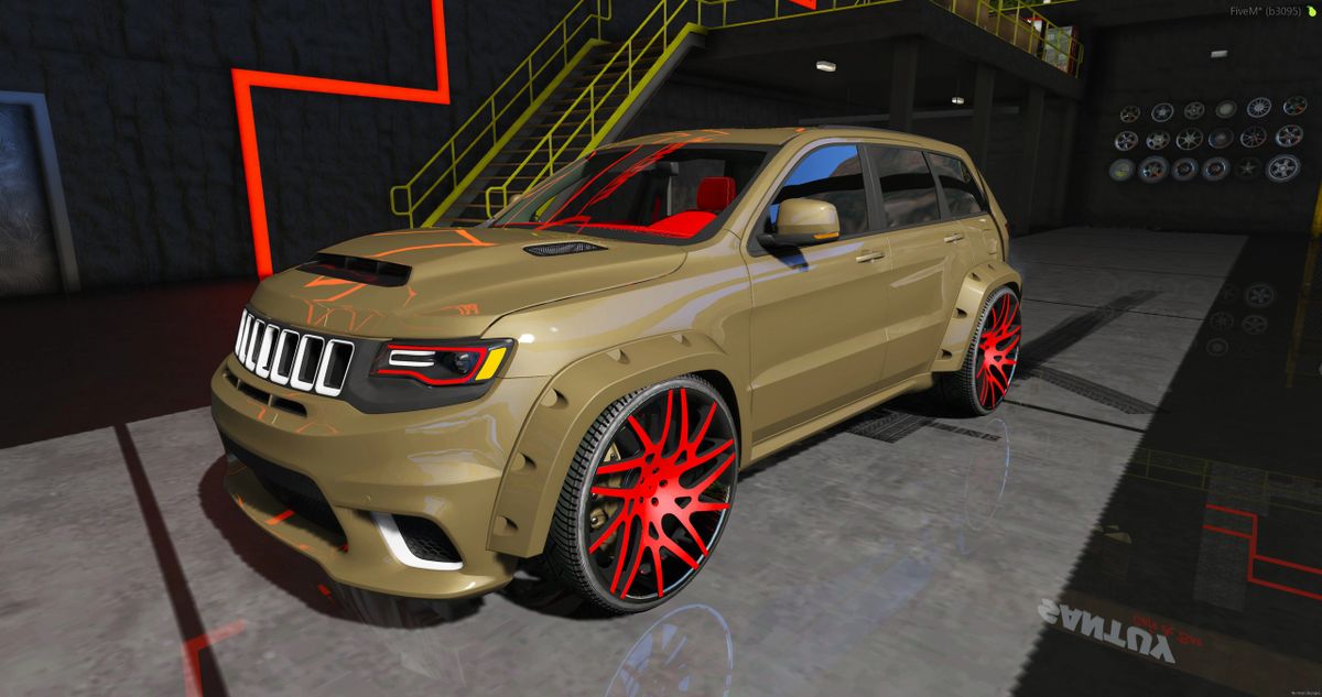 [Debadged]-Jeep Trackhawk Ghoul Custom Widebody [BulletProof]