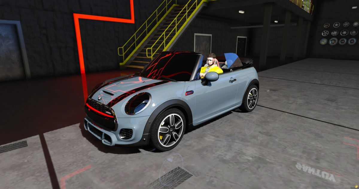 Mini Cooper S Convertible 2018 [Animated Roof]