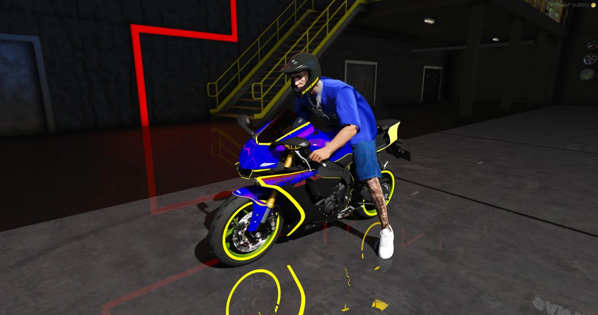 Yamaha R1 [Animated Lights]