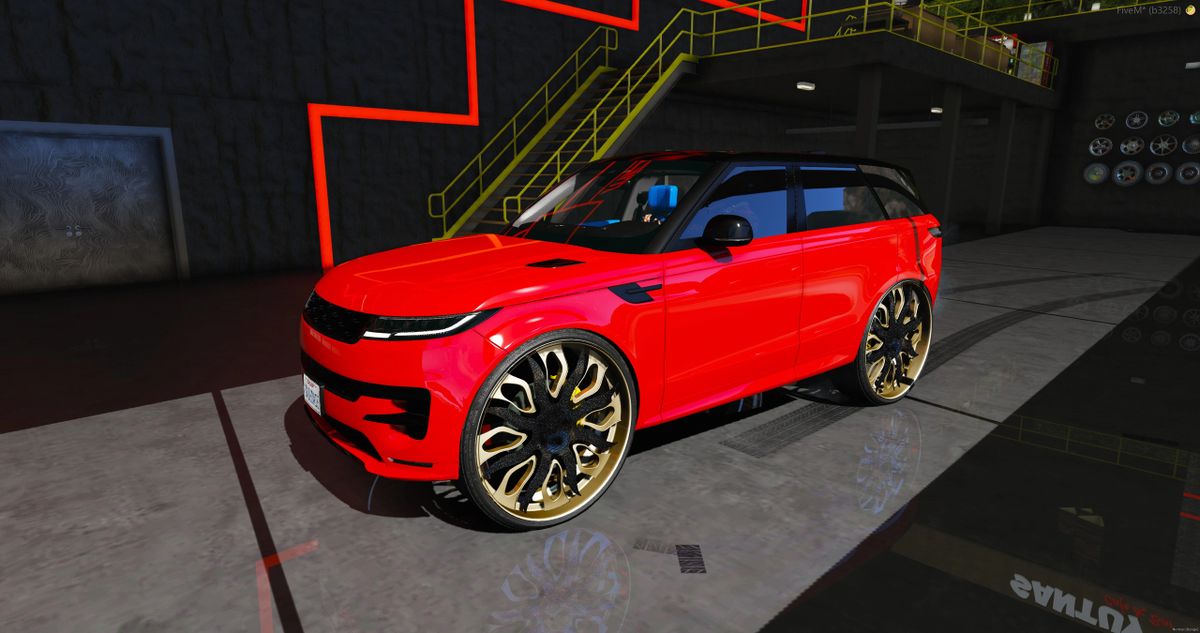 [Debadged]-Range Rover Sport on Diamond Wheels Donk
