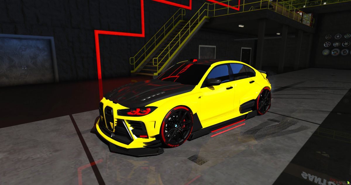 BMW M3 BXANE Widebody Custom [Tuning Parts]