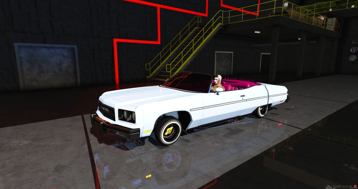 [Debadged]-Chevy Caprice Lowrider 1975 [Animation Roof]