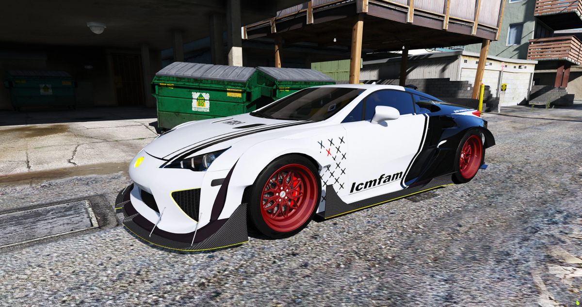 Lexus LFA Widebody Kit [2 Liveries] [Animated Lights]