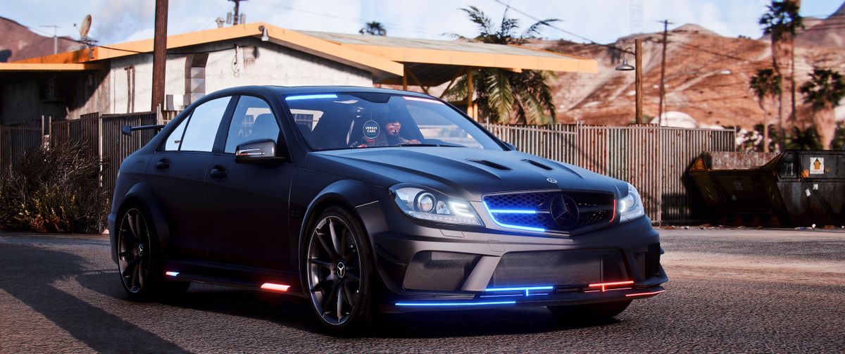 2012 Mercedes-Benz C63 AMG Coupe Black Series Police Modern Lights ...