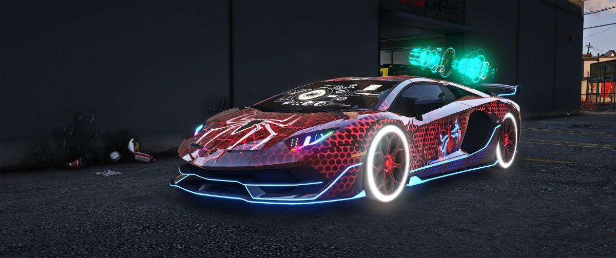 Lamborghini Aventador SVJ Roadster [Dinamic Lights] [Tuned]