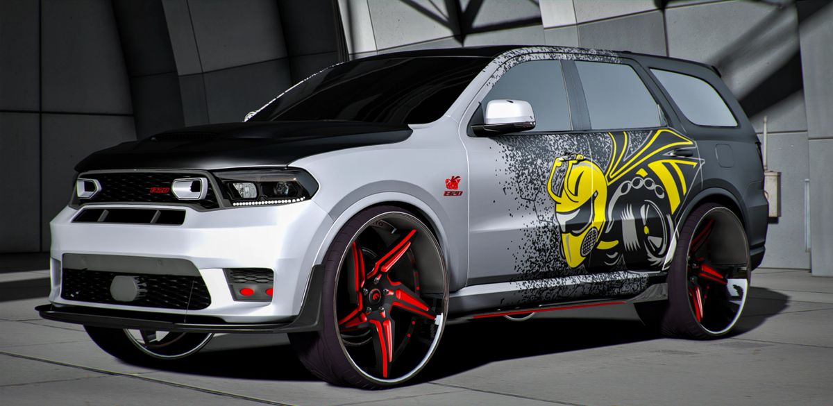 Custom 1320 Scatpack Dodge Durango SRT Hellcat On Forgiatos