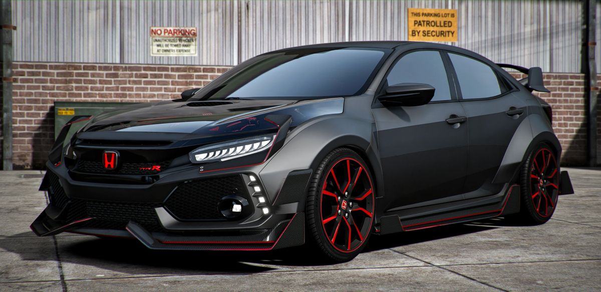Honda Civic type R FK8 Hycade [Tuning Parts] [Dinamic Lights]