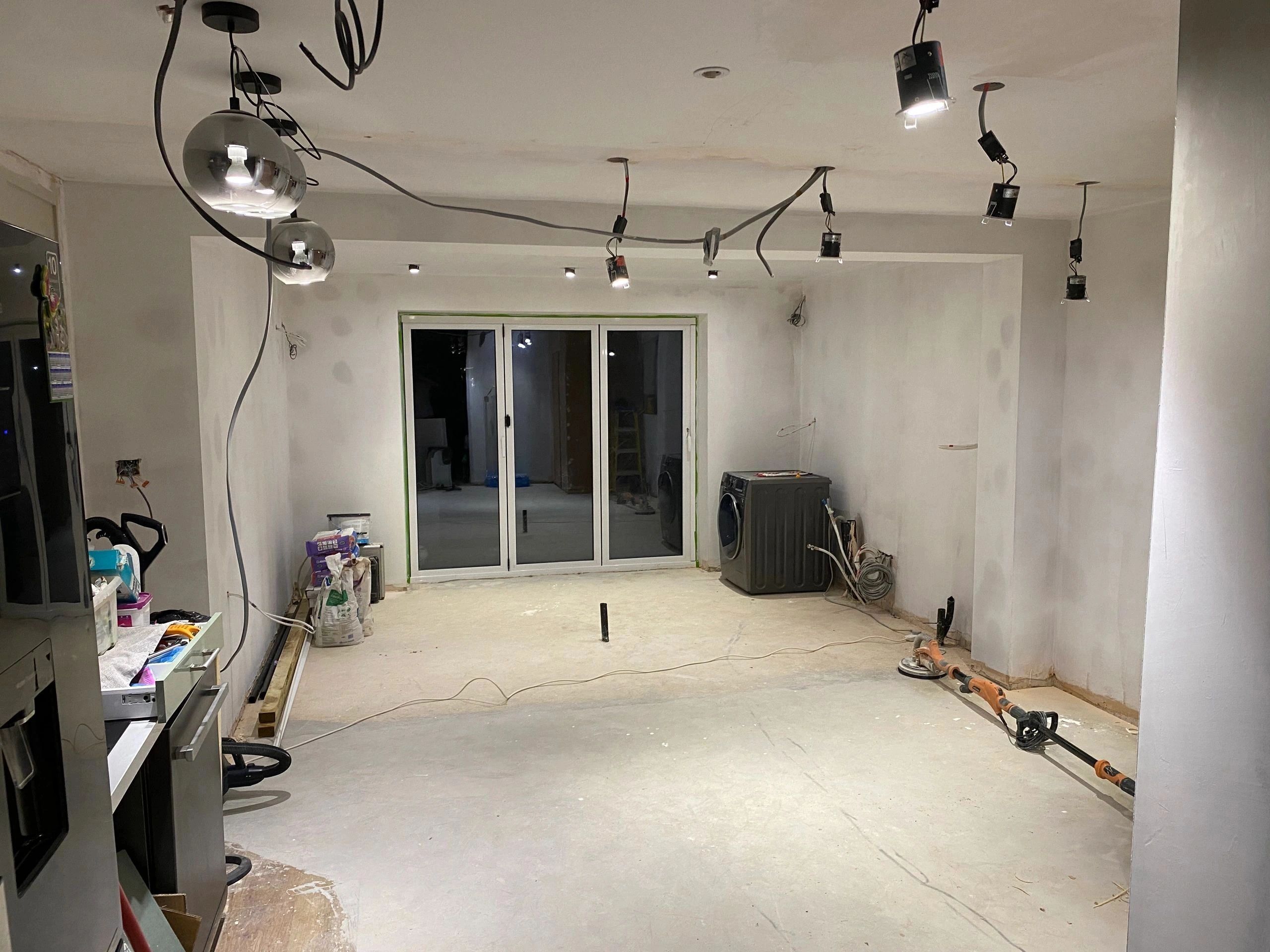House interior renovation or unfinished construction
