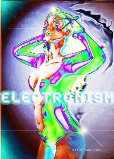 ELECTRONISM Poster by Beau Tardy Artist featuring Margie Cox.