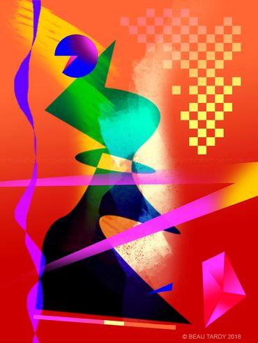 Original Digital Art by Beau Tardy Artist. Electronism Collection NFT. 