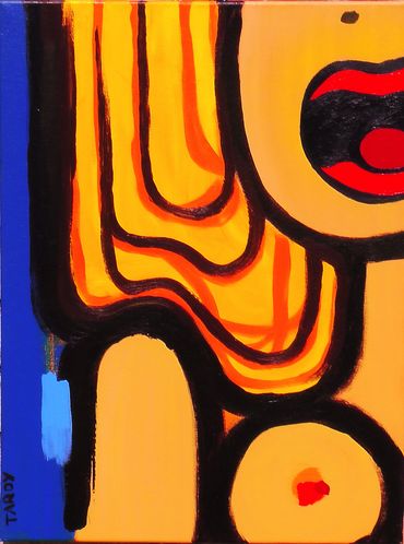 "She's A Phoney" Painting by Beau Tardy Artist. Acrylic on Canvas. - 2021