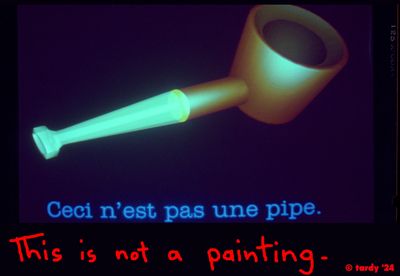 "Ceci N'est Pas Une Pipe" by Beau Tardy Artist originally produced with a grant from the French Mini