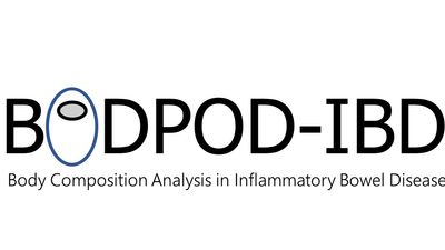 Logo of BODPOD-IBD for body composition analysis.