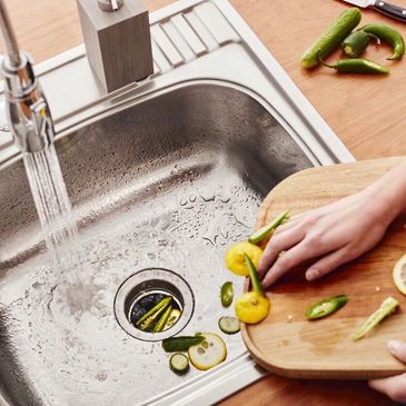 kitchen garbage disposal wash