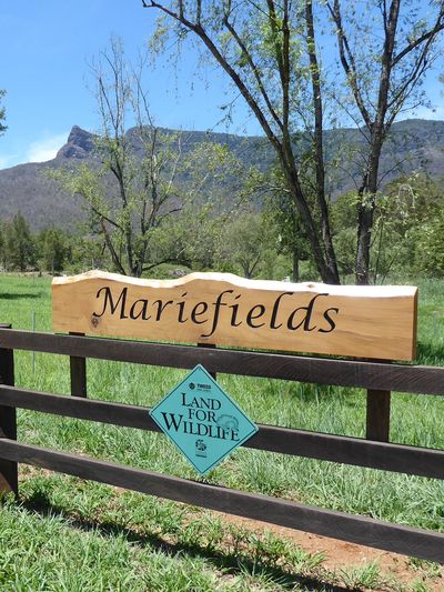 Mariefields entry beneath the border ranges