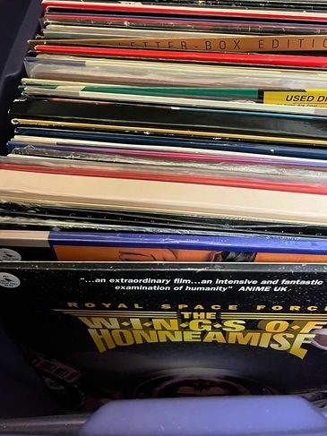 Hundreds of Laser Discs for sale. We also have video discs, beta-max and other odd balls.