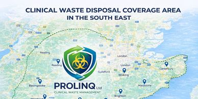 Prolinq Ltd collecting clinical waste from care home, fast reliable across the south east