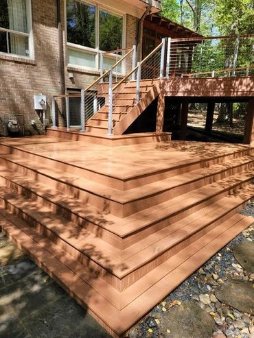 Wooden deck