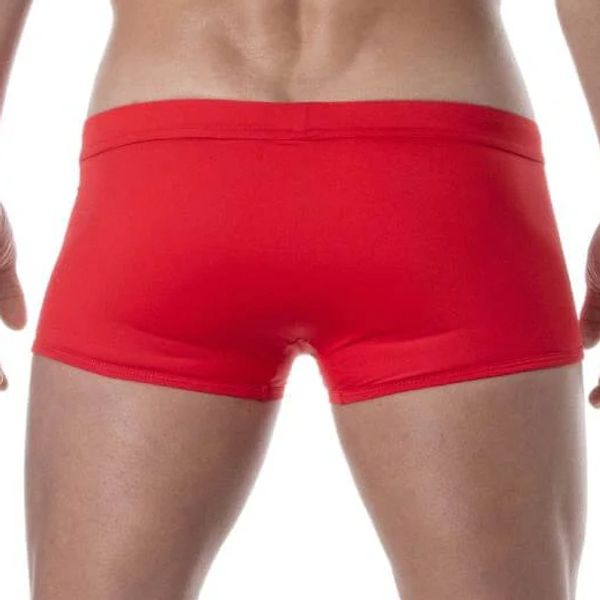 Man Wearing TOF Paris Plain Hipster Swimming Trunks