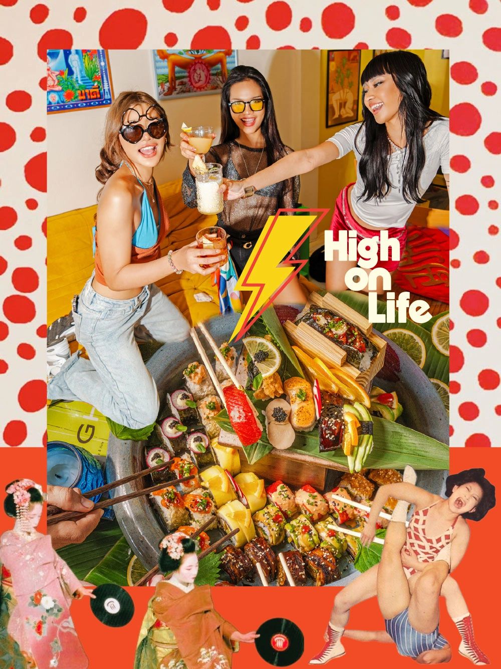 High On Life: Sushi, Sunset, Cocktails & Vinyl Nights