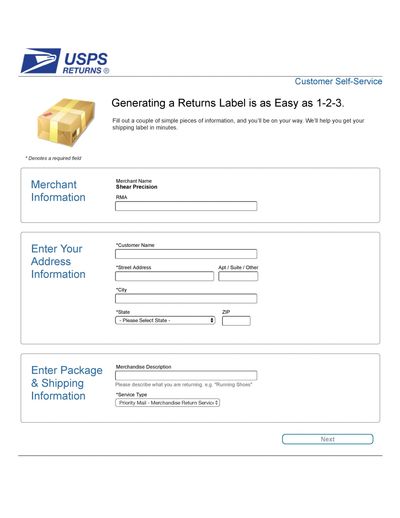 Mail In Shear Sharpening – 512Sharpen