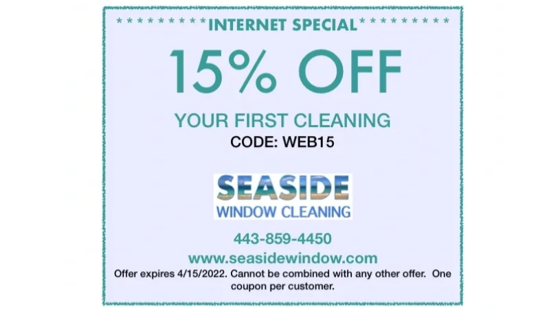 15% Off First Window Cleaning