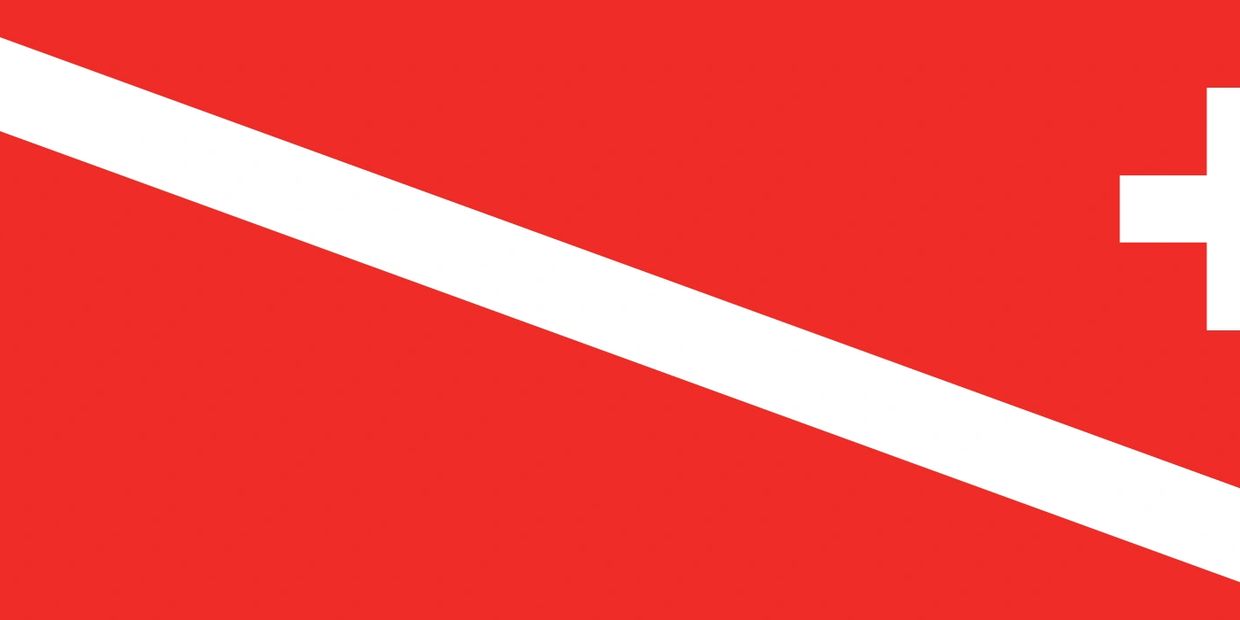 Diver down flag