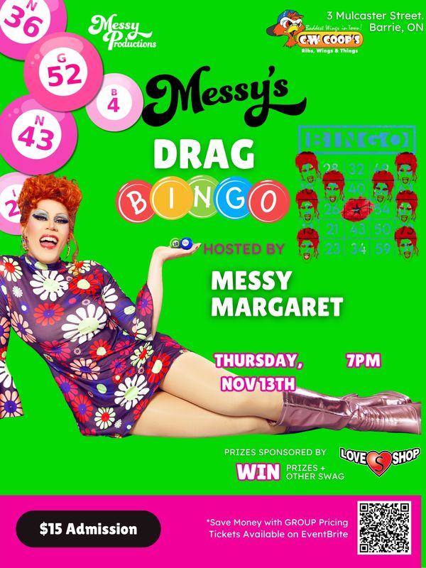 Drag Bingo with Messy Margaret