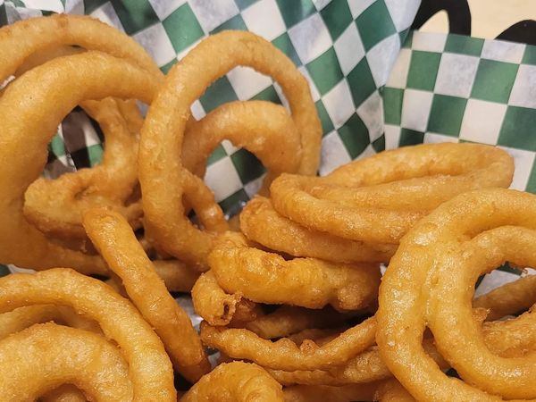 Crispy onion rings