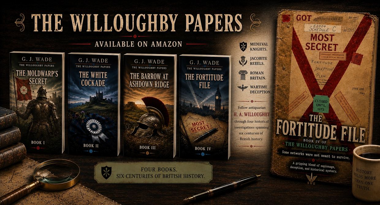Book series The Willoughby Papers explores British history through medieval to wartime secrets.