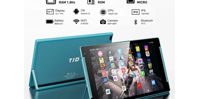 10 inch Tablet Android Tablets with Stand, 4GB RAM 64GB ROM (512GB Expandable Storage),6000mAh Batte