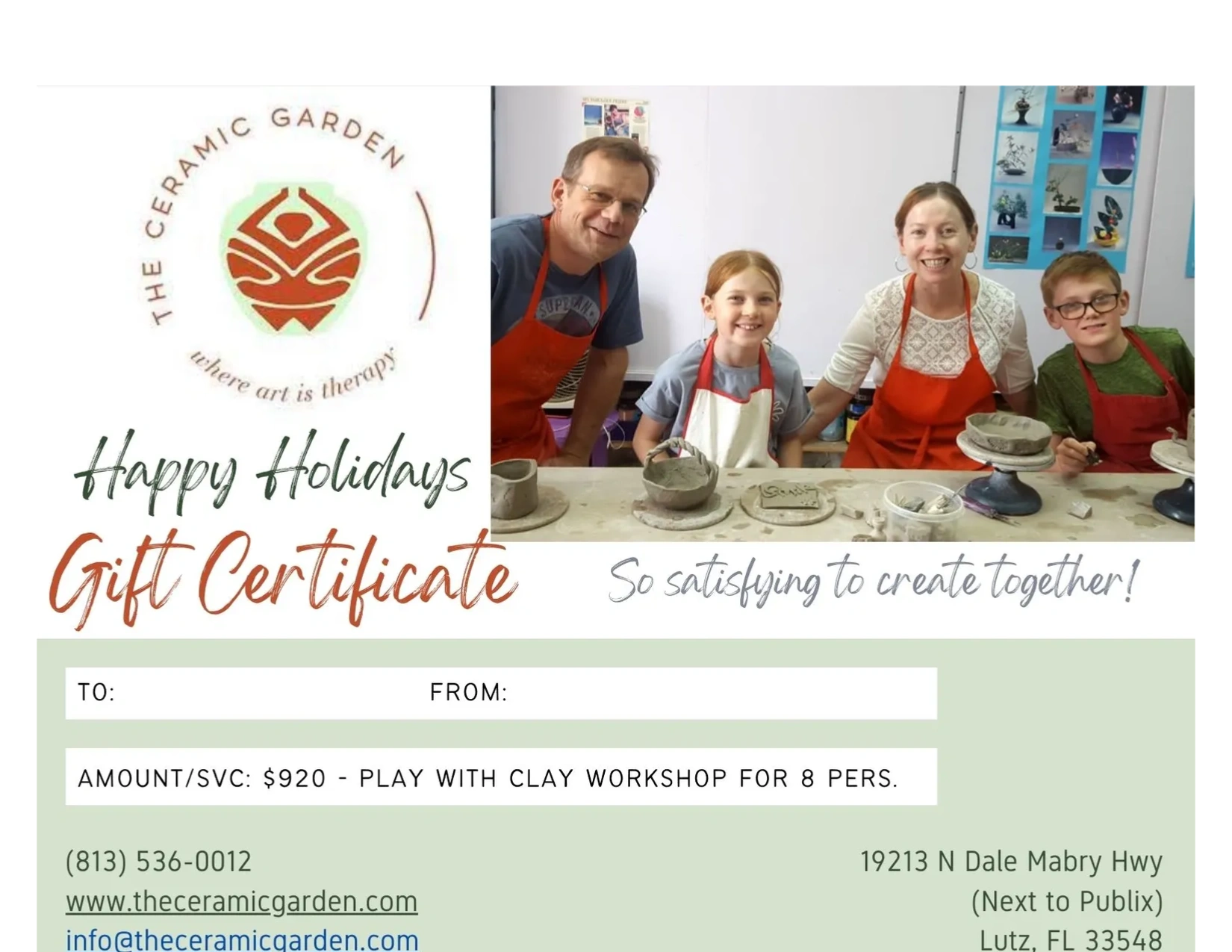 The Ceramic Garden Art, Pottery Painting