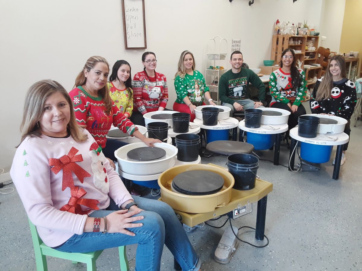Pottery Wheel Class for 8 people package