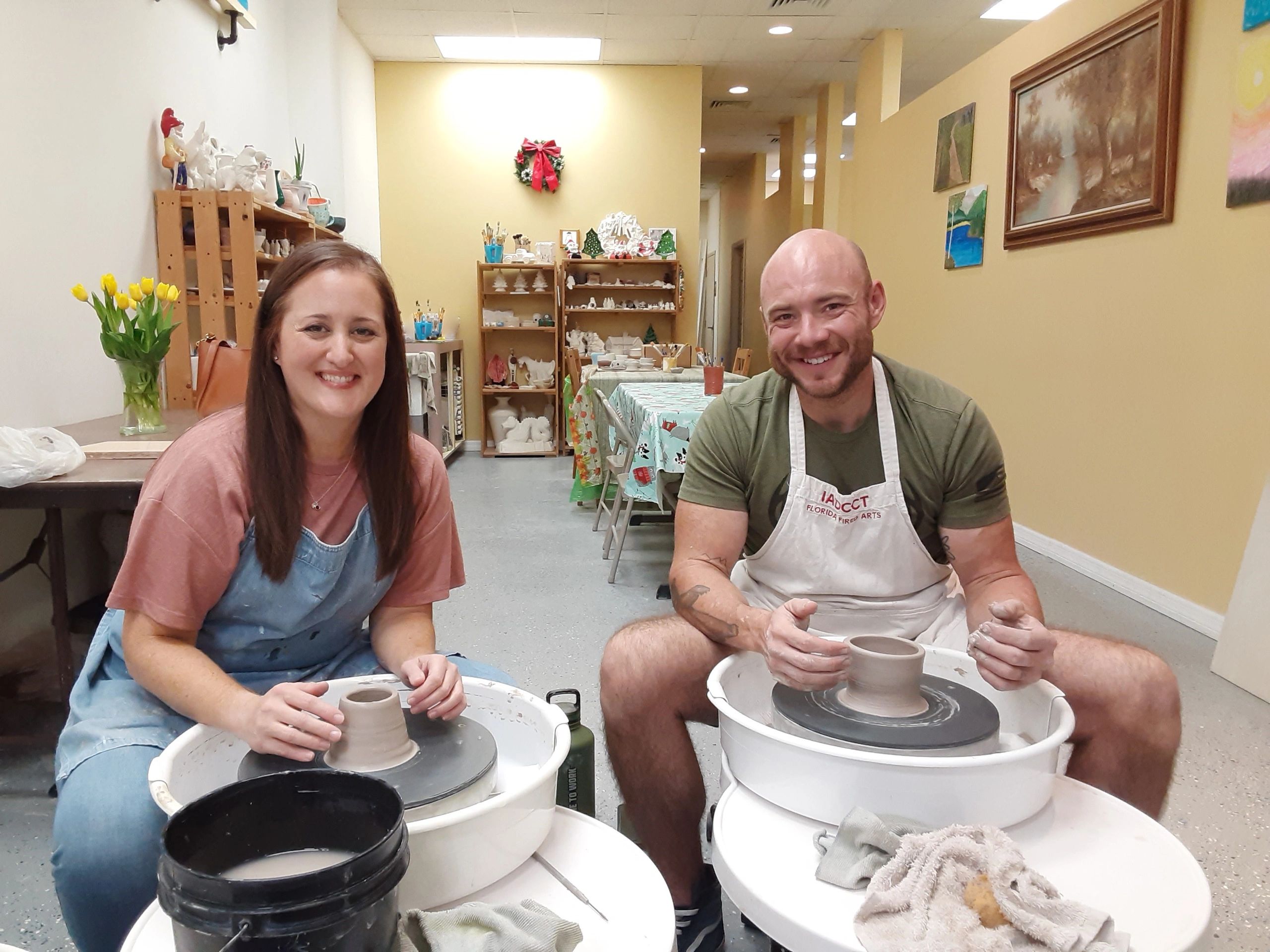 Private Pottery Wheel Class for 2 people (Thur. Fri. or Sat. 1:30 pm)