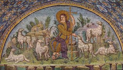 The Good Shepherd Mosaic in Ravenna, Italy