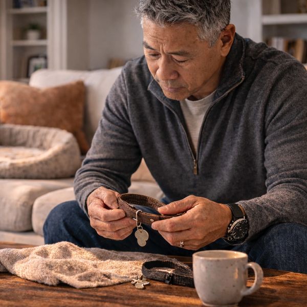 Contemplating a beloved companion's memory